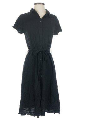 Short sleeve shirtdress utility dress